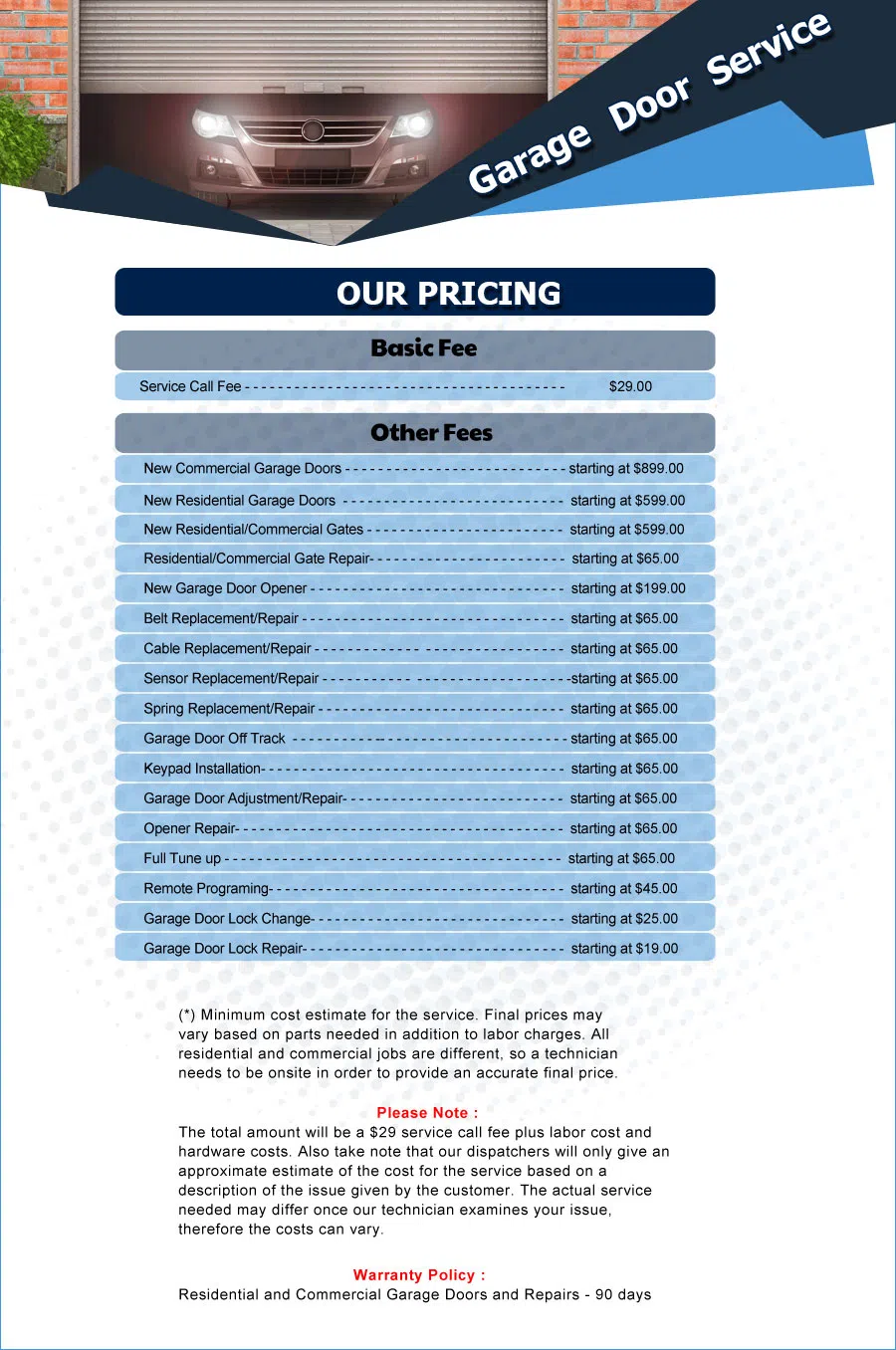 United Garage Door Dallas, TX 469-609-0444